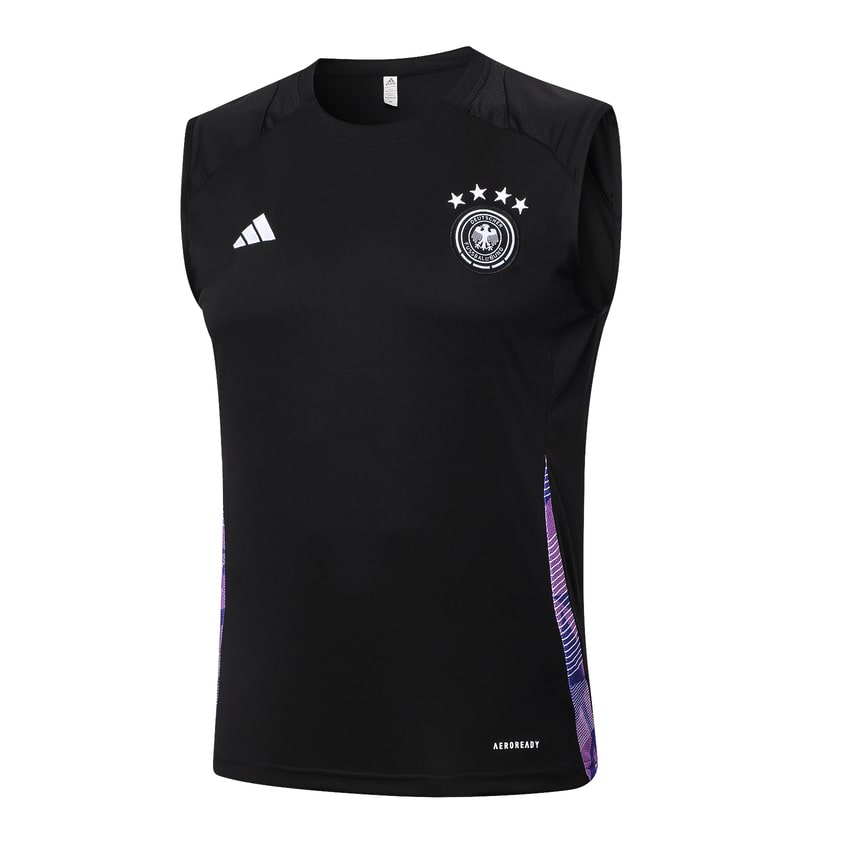 Debardeur Short Allemagne 2024 2025 Noir – Image 2