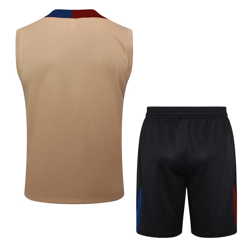 Debardeur Short Barca 2024 2025 Beige – Image 4