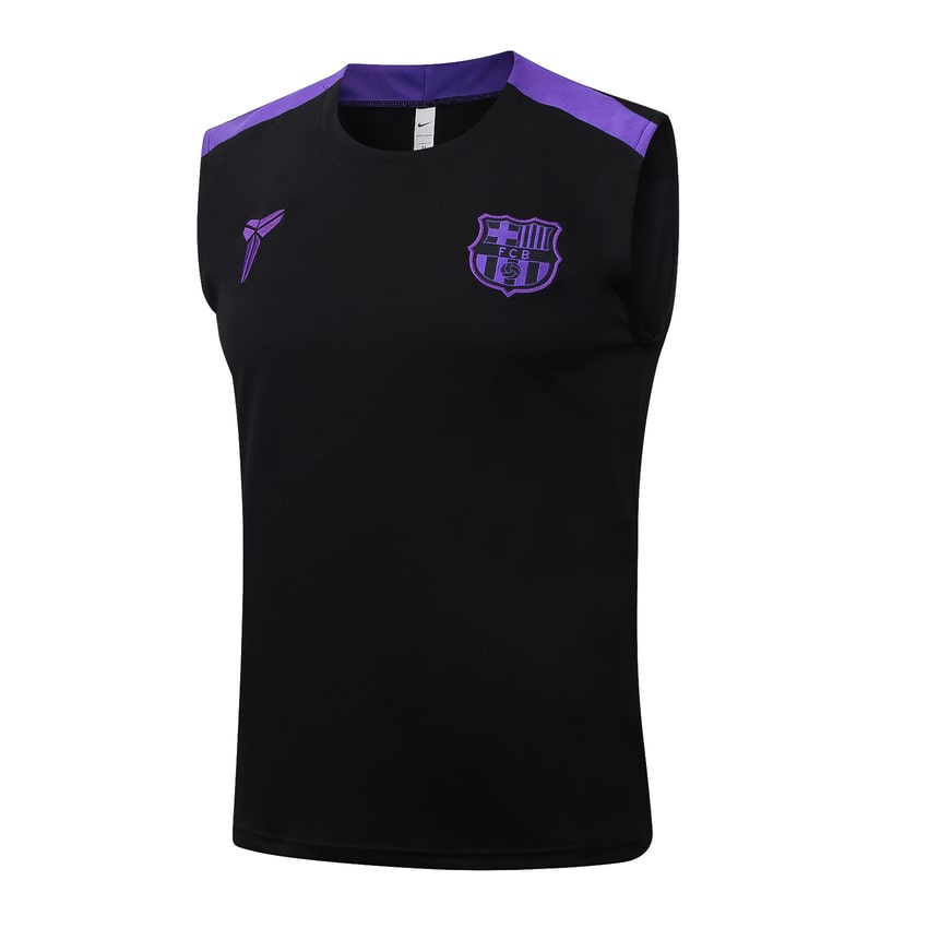 Debardeur Short Barca 2025 2026 Noir Violet – Image 2