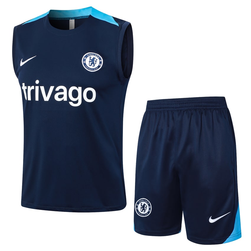 Debardeur Short Chelsea 2024 2025 Bleu Foncé