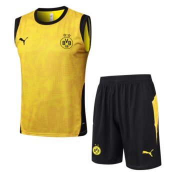 Debardeur Short Dortmund 2025 2026 Jaune Noir
