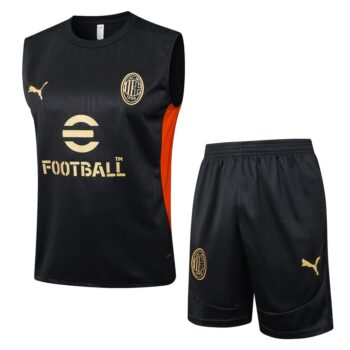 Debardeur Short Milan AC 2024 2025 Noir