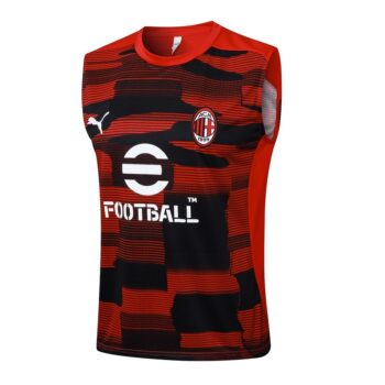 Alternative view of Debardeur Short Milan AC 2024 2025 Rouge Noir