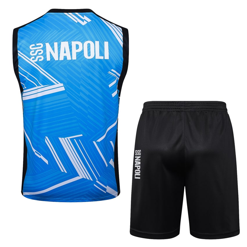 Debardeur Short Naples 2024 2025 Bleu Ciel – Image 4