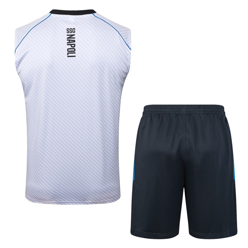 Debardeur Short Naples 2025 2026 Blanc – Image 4