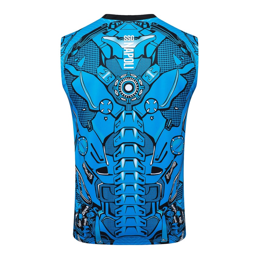 Debardeur Short Naples 2025 2026 Bleu Motif – Image 3