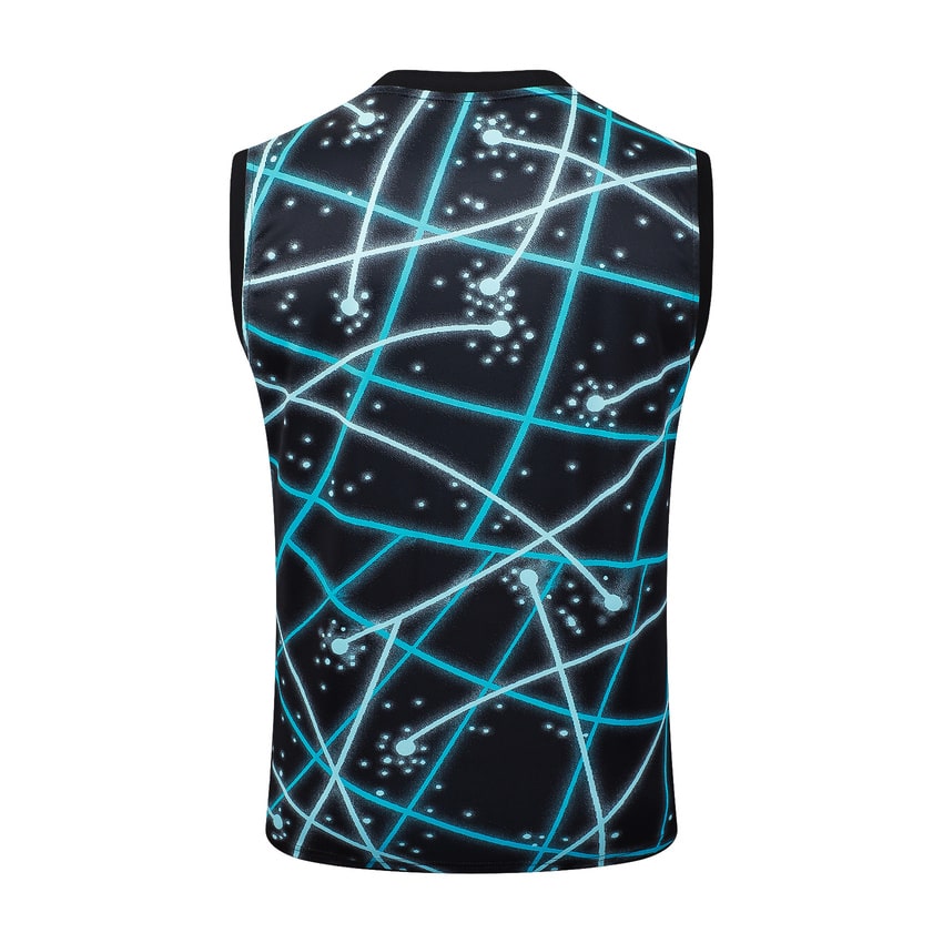 Debardeur Short PSG 2025 2026 Noir Bleu Ciel – Image 3