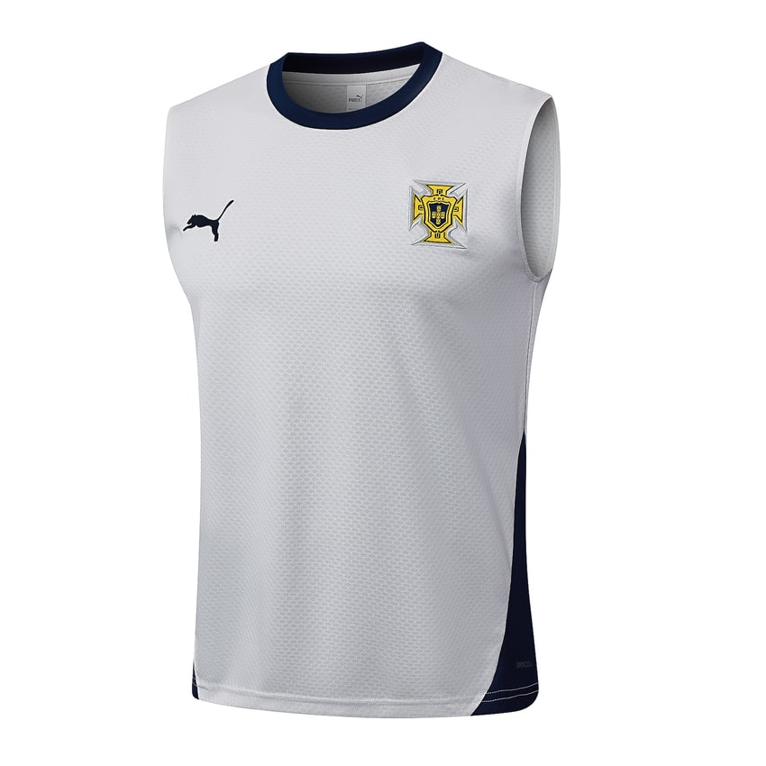 Debardeur Short Portugal 2024 2025 Blanc – Image 2