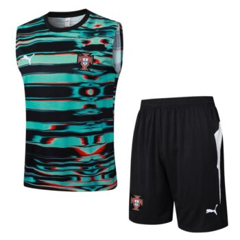 Debardeur Short Portugal 2024 2025 Vert Noir