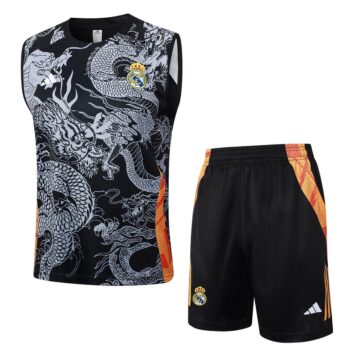 Debardeur Short Real Madrid 2024 2025 Noir Nuit