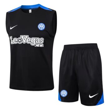 Debardeur Short Inter Milan 2024 2025 Noir Foncé
