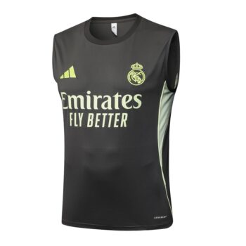Alternative view of Debardeur Short Real Madrid 2025 2026 Noir Jaune
