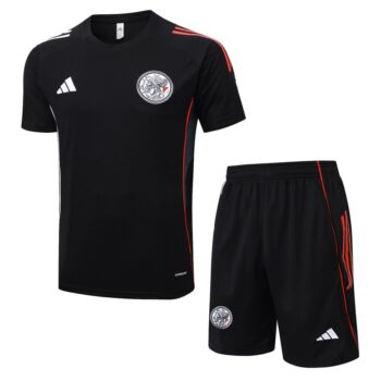 Ensemble Maillot Short Ajax 2025 2026 Noir Sombre