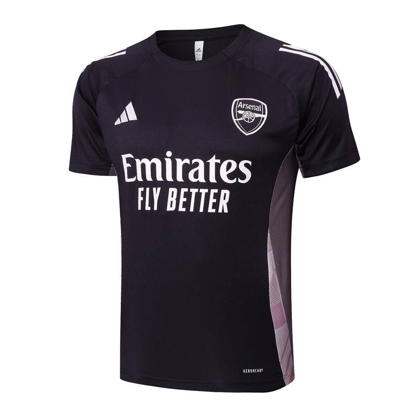 Ensemble Maillot Short Arsenal 2024 2025 Noir Rose – Image 2