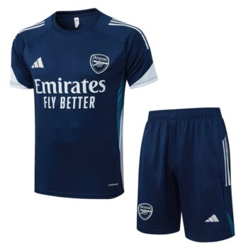 Ensemble Maillot Short Arsenal 2025 2026 Bleu Blanc