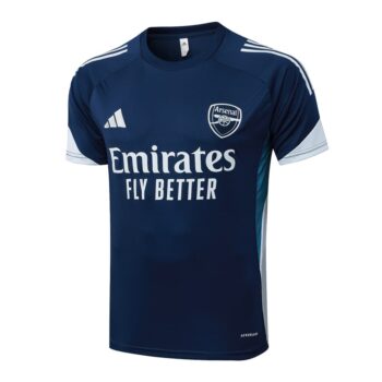 Alternative view of Ensemble Maillot Short Arsenal 2025 2026 Bleu Blanc