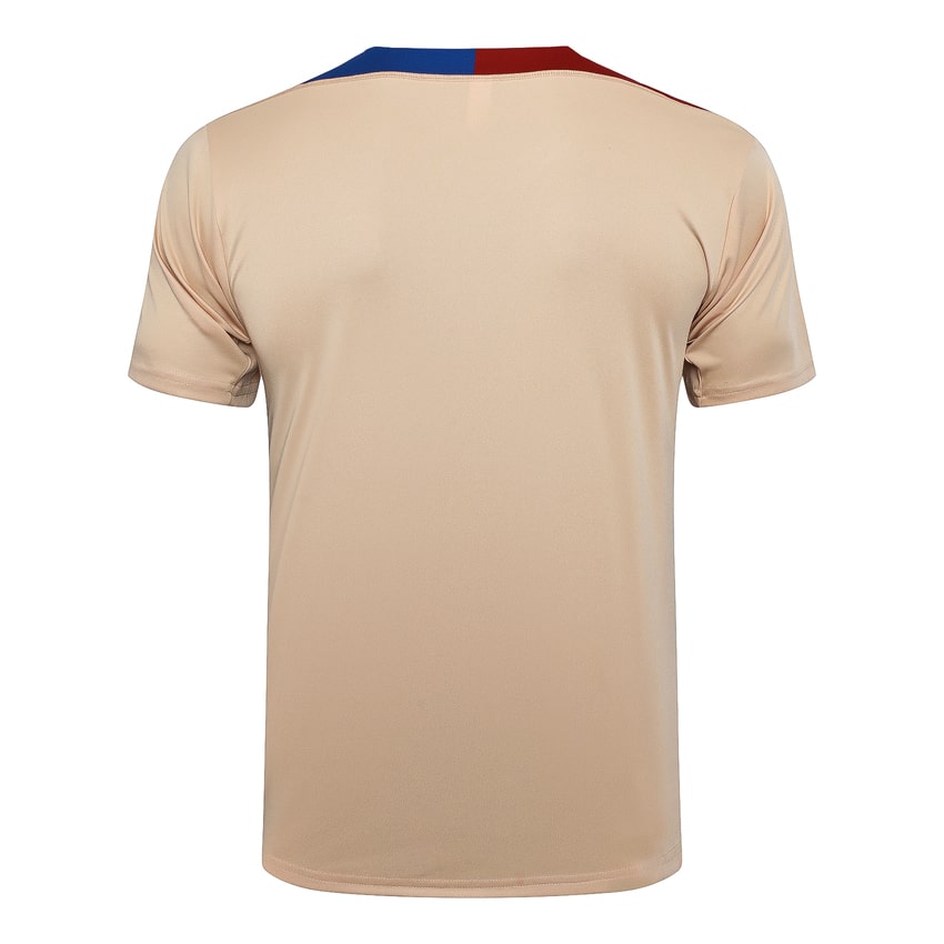 Ensemble Maillot Short Barca 2024 2025 Beige – Image 3