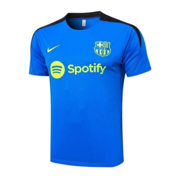 Alternative view of Ensemble Maillot Short Barca 2024 2025 Bleu Océan