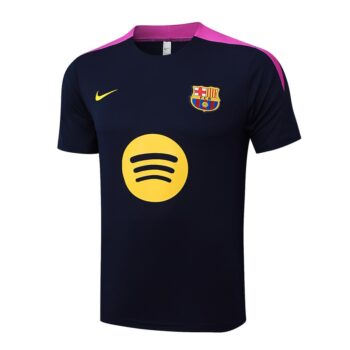 Alternative view of Ensemble Maillot Short Barca 2024 2025 Bleu Rose