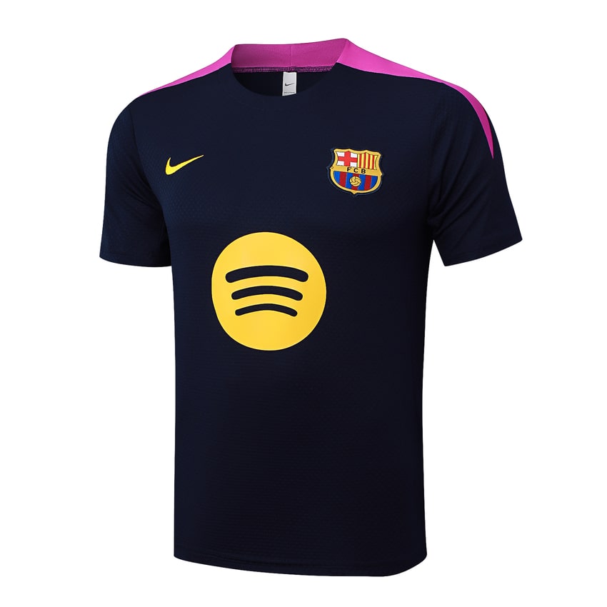Ensemble Maillot Short Barca 2024 2025 Bleu Rose – Image 2
