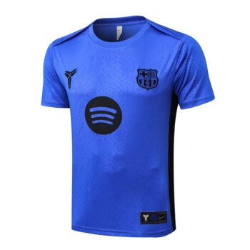 Alternative view of Ensemble Maillot Short Barca 2025 2026 Bleu Océan