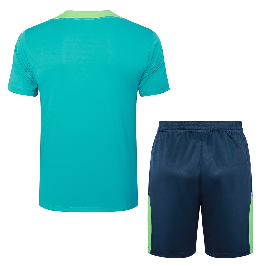 Ensemble Maillot Short Bresil 2024 2025 Vert – Image 4