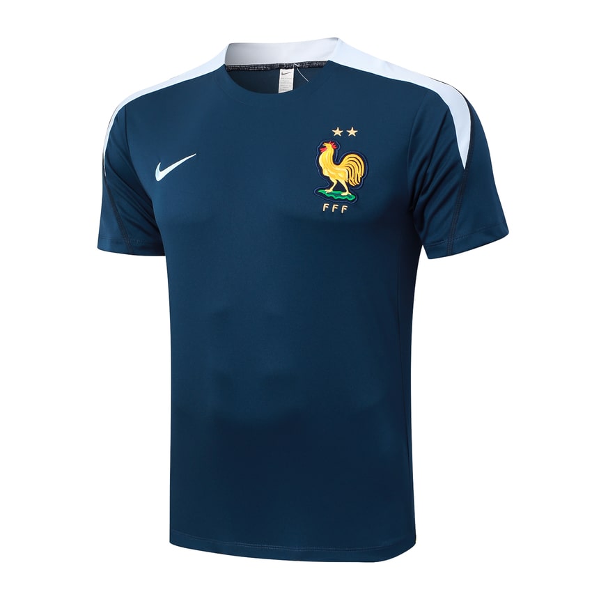 Ensemble Maillot Short Equipe de France 2024 2025 Bleu – Image 2