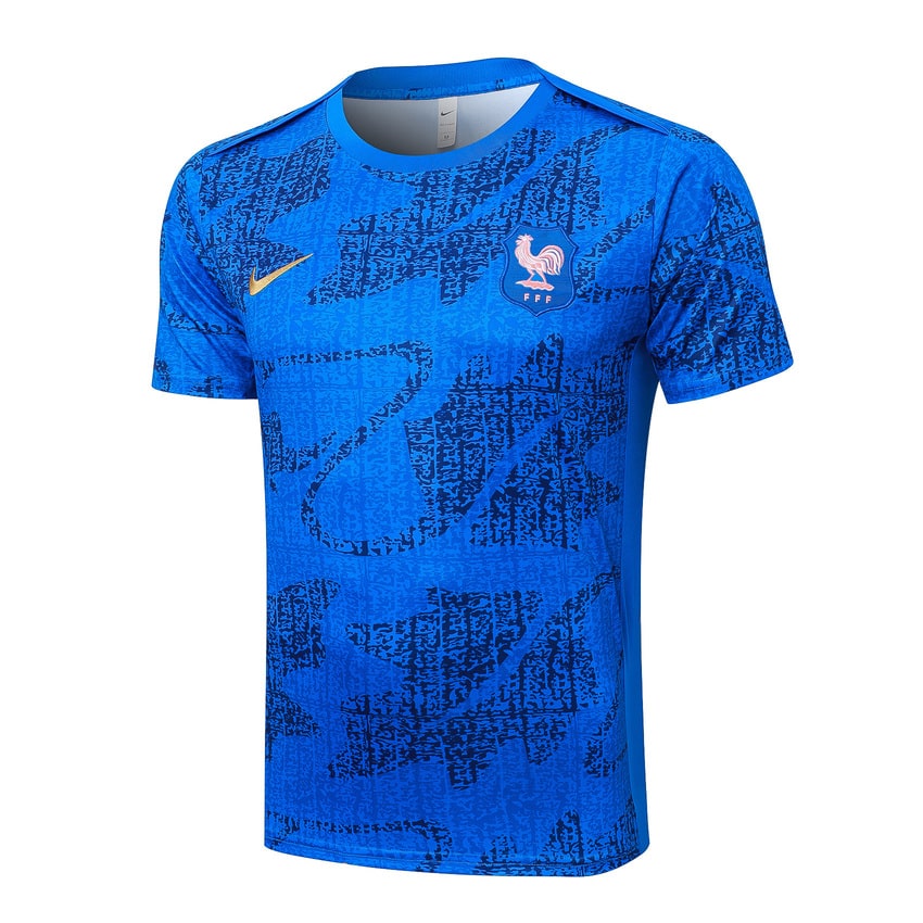 Ensemble Maillot Short Equipe de France 2025 2026 Bleu Clair – Image 2