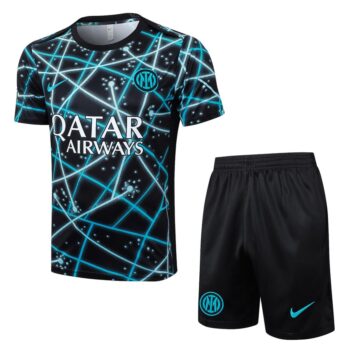Ensemble Maillot Short Inter Milan 2025 2026 Noir Motif