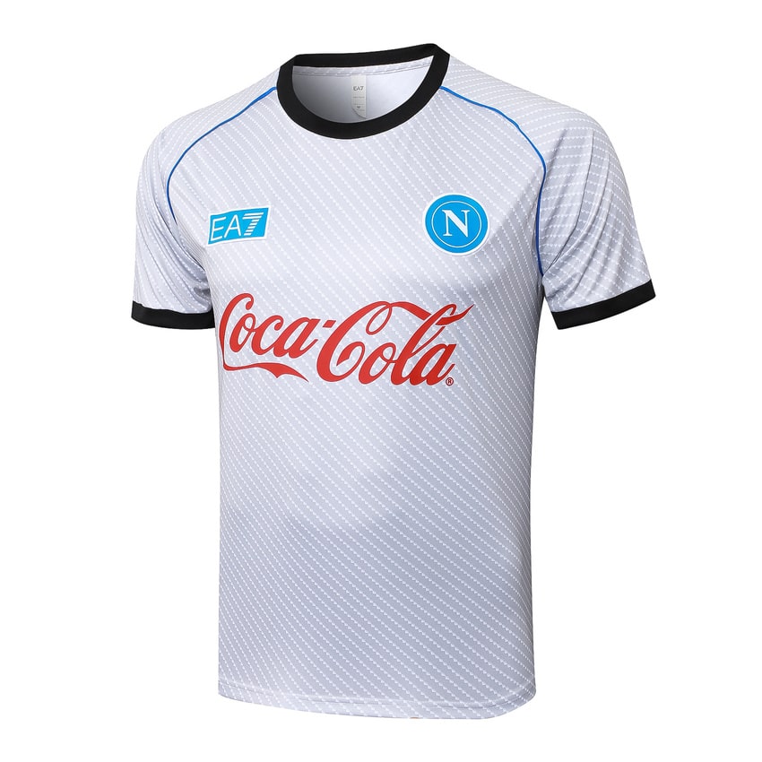 Ensemble Maillot Short Naples 2025 2026 Blanc – Image 2