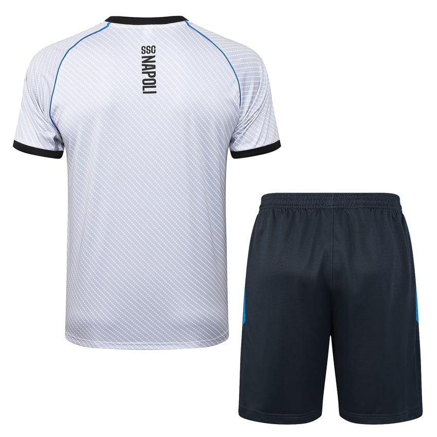 Ensemble Maillot Short Naples 2025 2026 Blanc – Image 4