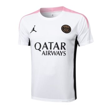Alternative view of Ensemble Maillot Short PSG 2024 2025 Blanc Rose