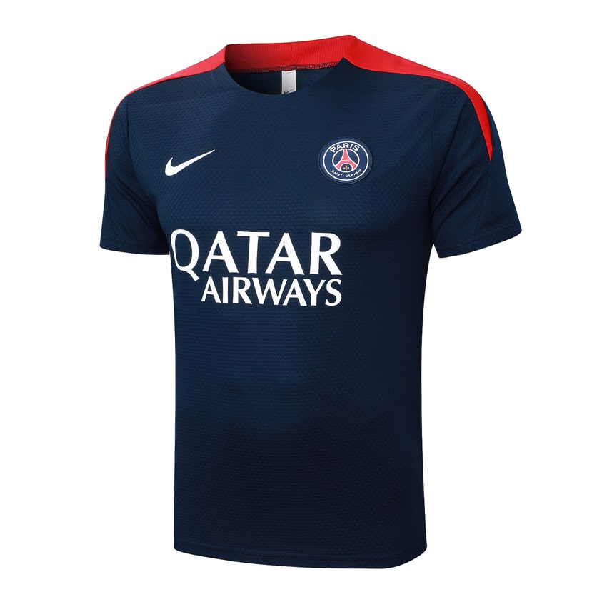 Ensemble Maillot Short PSG 2025 2026 Bleu Rouge – Image 2