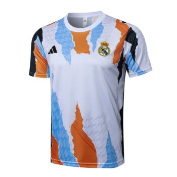 Alternative view of Ensemble Maillot Short Real Madrid 2024 2025 Blanc Tache