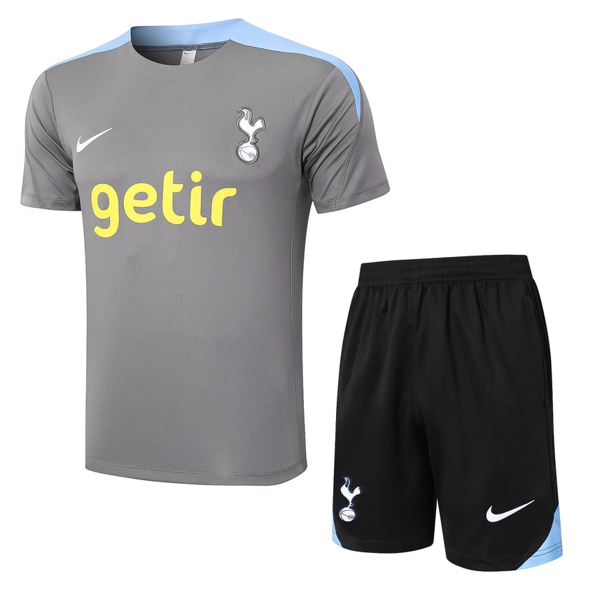 Ensemble Maillot Short Tottenham 2024 2025 Gris