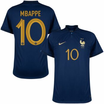 MAILLOT EQUIPE DE FRANCE DOMICILE COUPE DU MONDE 2022 MBAPPE