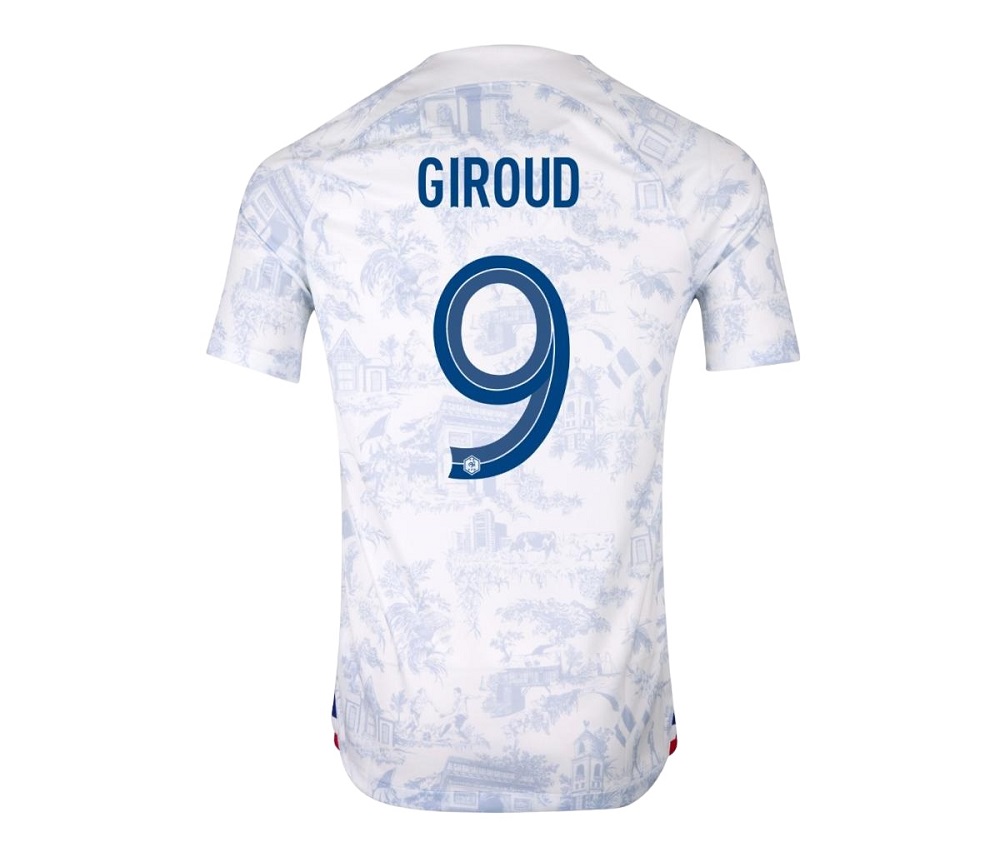 MAILLOT ENFANT EQUIPE DE FRANCE EXTERIEUR COUPE DU MONDE 2022 GIROUD – Image 2