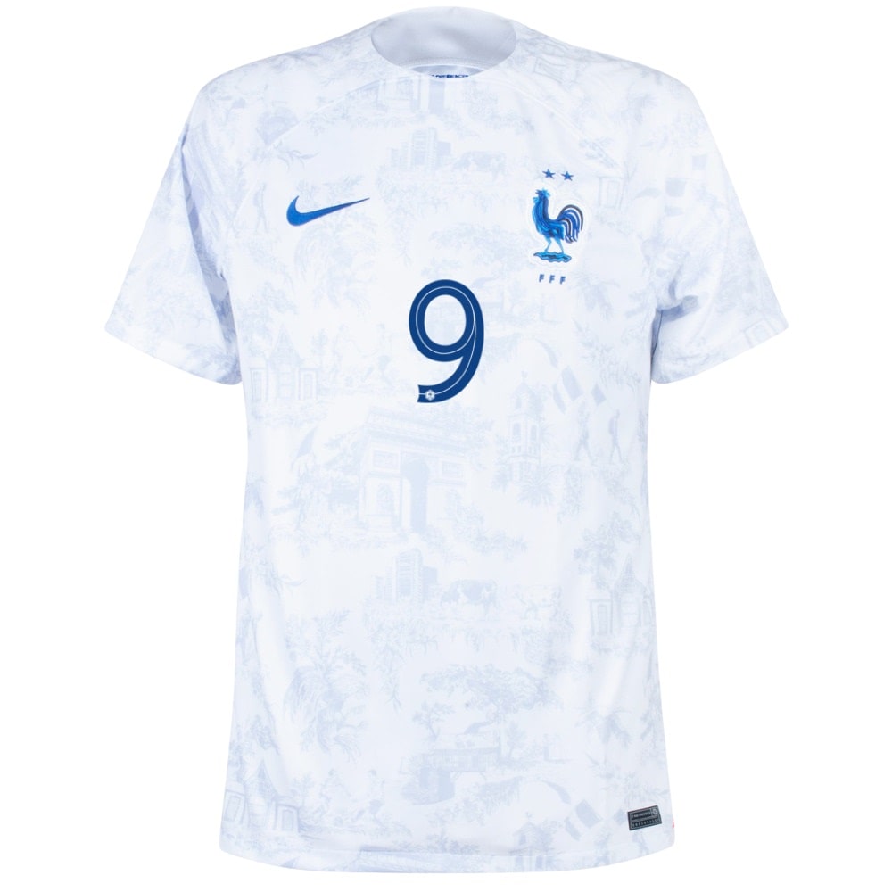 MAILLOT ENFANT EQUIPE DE FRANCE EXTERIEUR COUPE DU MONDE 2022 GIROUD – Image 3
