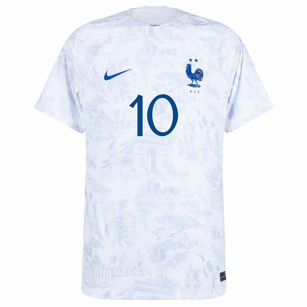 Maillot Enfant Equipe De France Exterieur CDM 2022 Mbappe – Image 3