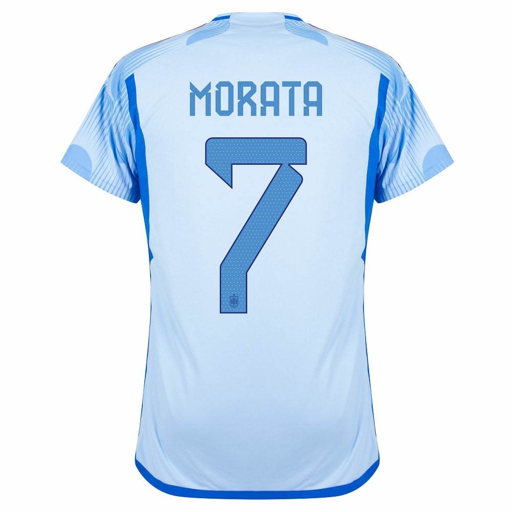 MAILLOT ESPAGNE EXTERIEUR 2023 2024 MORATA – Image 2