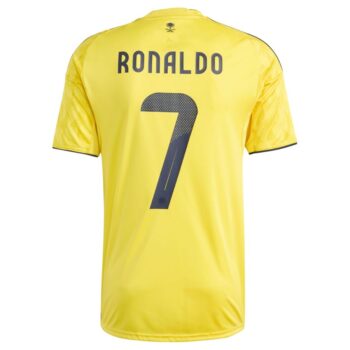 Alternative view of Maillot Al Nassr Domicile 2025 2026 Ronaldo