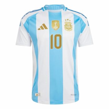 Alternative view of Maillot Argentine Domicile 2024 2025 Messi Gold