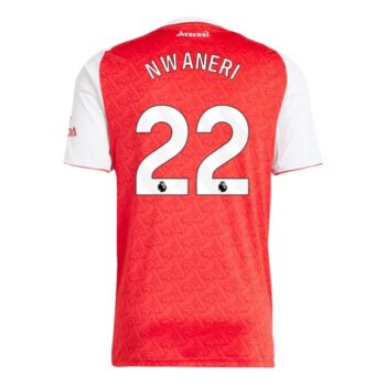 Alternative view of Maillot Arsenal Domicile 2025 2026 Nwaneri