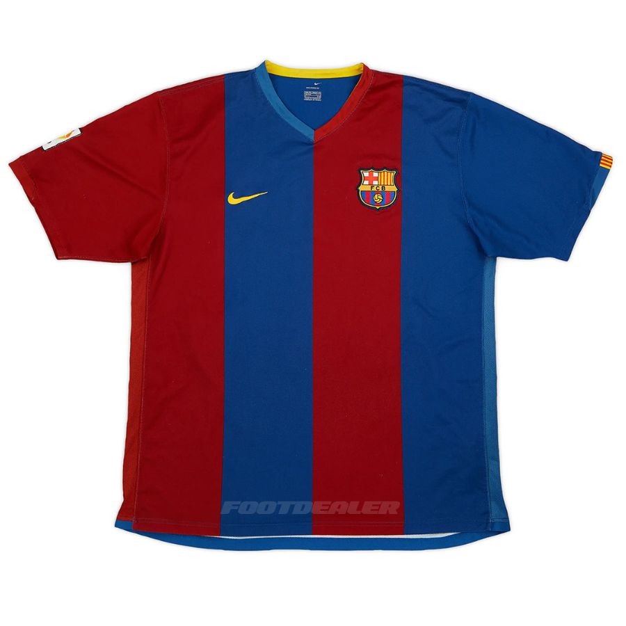 Maillot Barca Domicile 2006 2007 Ronaldinho – Image 2