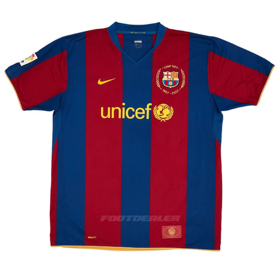Maillot Barca Domicile 2007 2008 Ronaldinho – Image 2