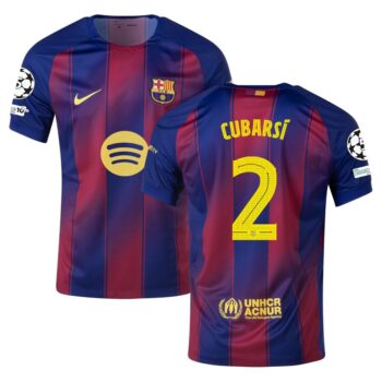 Maillot Barca Domicile 2025 2026 Cubarsi UCL