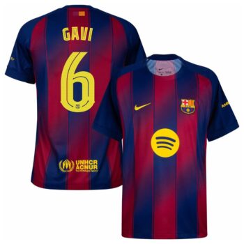 Maillot Barca Domicile 2025 2026 Gavi