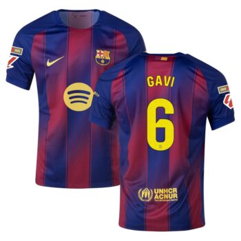 Maillot Enfant Barca Domicile 2025 2026 Gavi La Liga