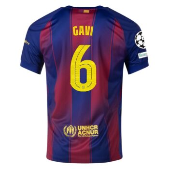 Alternative view of Maillot Kit Enfant Barca Domicile 2025 2026 Gavi UCL