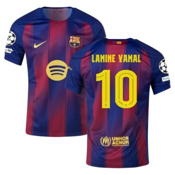 Maillot Enfant Barca Domicile 2025 2026 Lamine Yamal UCL